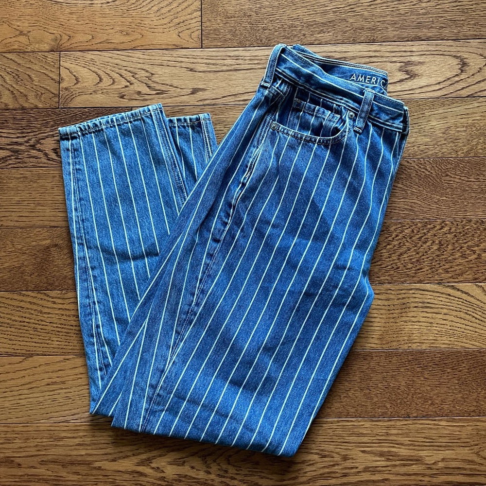 Striped jeans !!